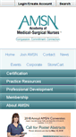 Mobile Screenshot of amsn.inurse.com